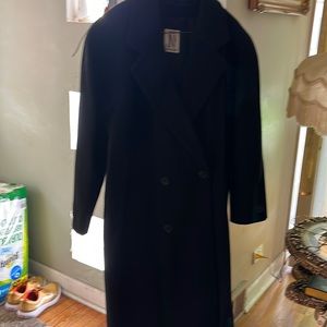 Wool black coat